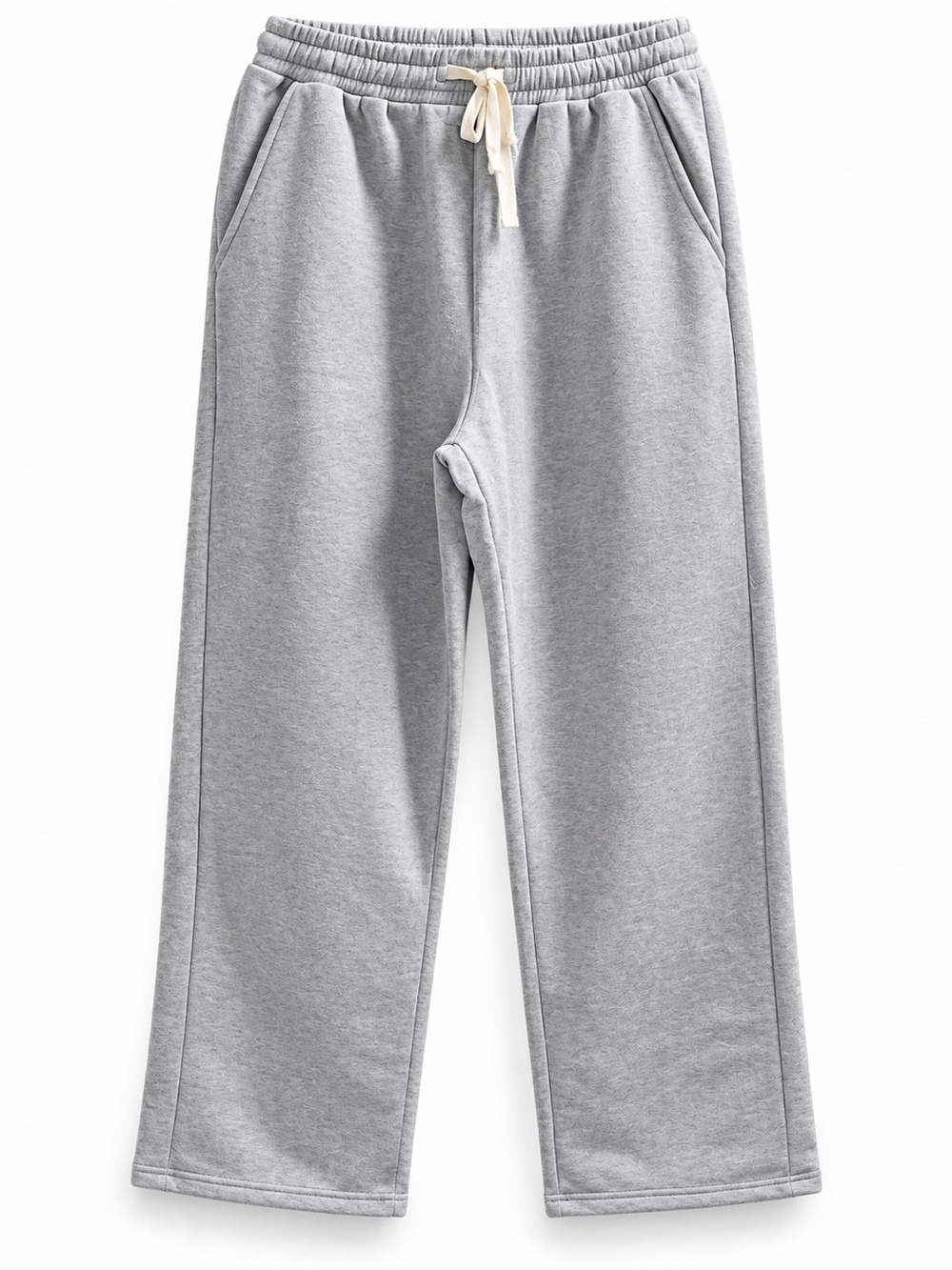 Light Heather Gray Straight Leg Sweatpants Medium 28” Inseam